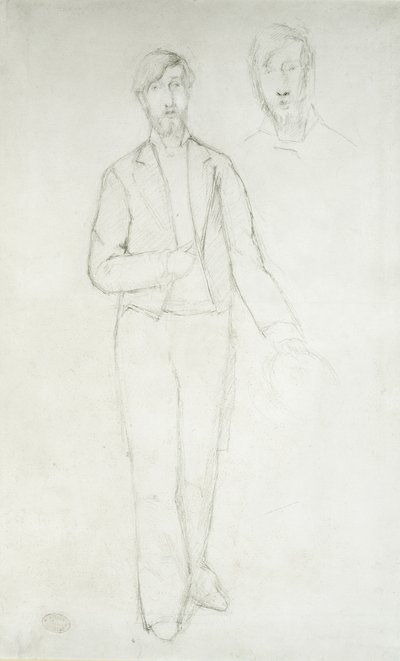 Ritratto di George Moore, XIX secolo da Edgar Degas